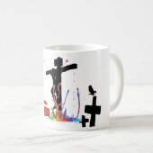 Mug le corbeau et la croix (Devant droit)