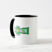 Mug Le Corps des Lanternes Vertes - Logo Vert (Devant gauche)