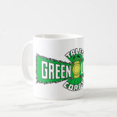 Mug Le Corps des Lanternes Vertes - Logo Vert (Devant gauche)