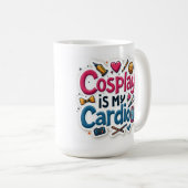 Mug Le Cosplay Est Mon Cardio (Devant droit)