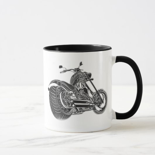 Mug Le couperet foncé (Droite)