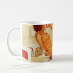 Mug Le couple Hipster : café vintage branché.
