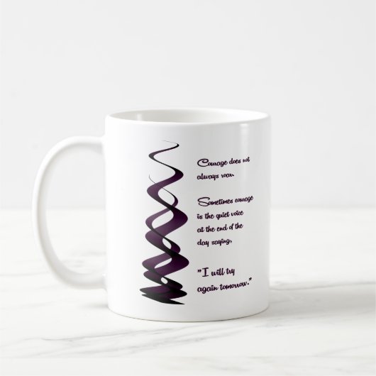 Mug Le courage ne rugit pas toujours (Gauche)