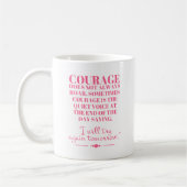 Mug Le Courage N'Est Pas Toujours Roar (Gauche)