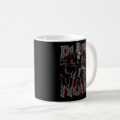 Mug Le couteau noir Noir (Devant droit)