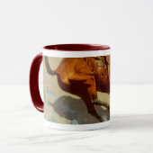 Mug Le Cowboy de Frederic Remington (1902) (Devant gauche)