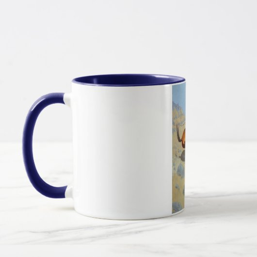 Mug Le Cowboy de Frederic Remington (1902) (Gauche)