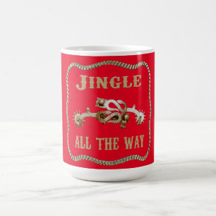 Mug Le Cowboy Occidental Épouse La Jingle Tout Au Long