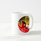 Mug Le coyote libère le saumon (Devant droit)