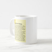 Mug Le coyote libère le saumon (Devant gauche)