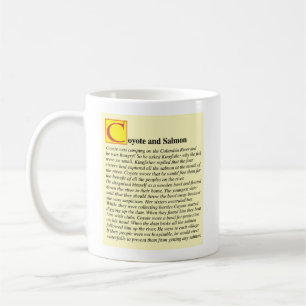 Mug Le coyote libère le saumon