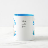 Mug Le crabe à fer à cheval joue dans le monogramme de (Centre)