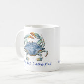 Mug Le crabe mais la caféine (Devant gauche)