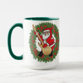 Mug Le crâne de Rockin' Père Noël (Gauche)