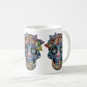 Mug Le crâne de sucre, Jour des morts (Devant droit)