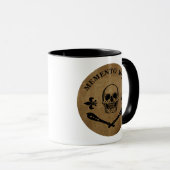 Mug Le crâne Memento mori (Devant droit)