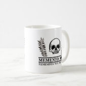 Mug Le crâne Memento mori (Devant droit)