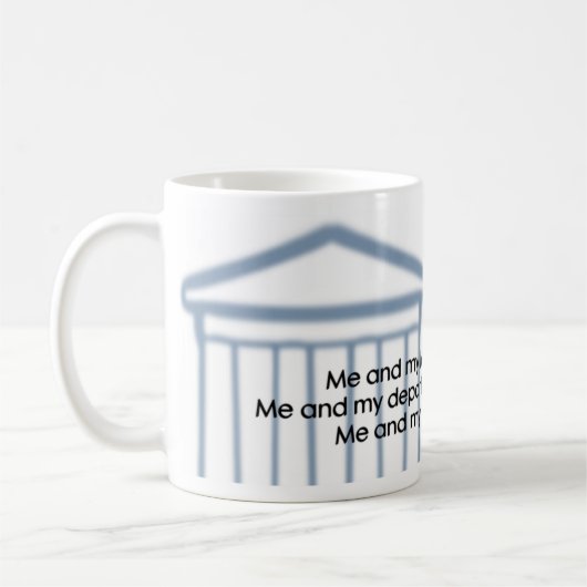 Mug Le credo universitaire (Gauche)