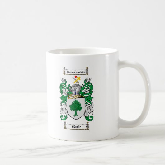 MUG LE CREST DE FAMILLE DE BOYLE - MANTEAU DE BOYLE (Droite)