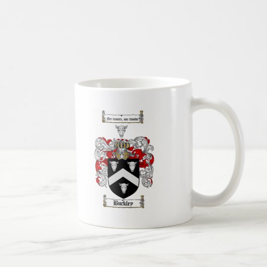MUG LE CREST DE FAMILLE DE BUCKLEY - MANTEAU DE (Droite)