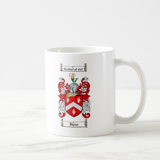 MUG LE CREST DE FAMILLE DE BYRNE - MANTEAU DE BYRNE (Droite)