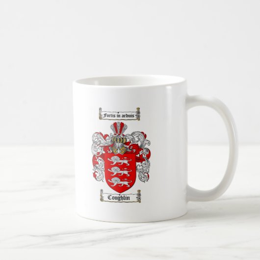 MUG LE CREST DE FAMILLE DE COUGHLIN - MANTEAU DE (Droite)