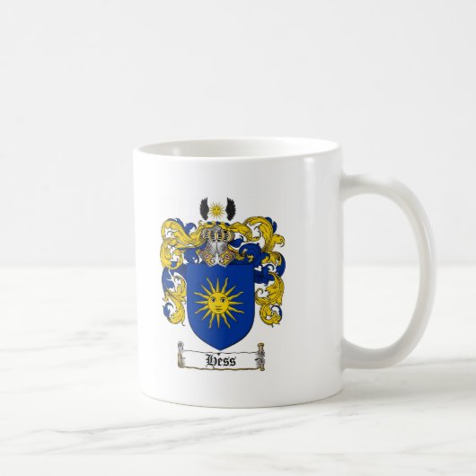MUG LE CREST DE FAMILLE DE HESS - MANTEAU DE HESS DES (Droite)