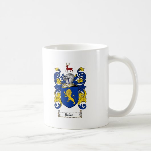 MUG LE CREST DE FAMILLE D'EVANS - MANTEAU D'EVANS DES (Droite)
