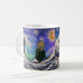 Mug Le cri de la Grande Vague Starry Night (Devant gauche)
