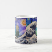 Mug Le cri de la Grande Vague Starry Night (Centre)