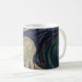 Mug Le cri d'Edvard Munch, l'expressionnisme Vintage (Devant droit)