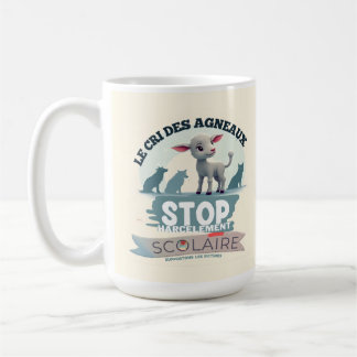 Mug Le Cri des Agneaux : stop harcèlement scolaire