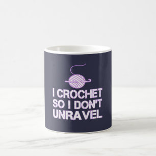 Mug Le crochet ainsi moi ne se démêlent pas