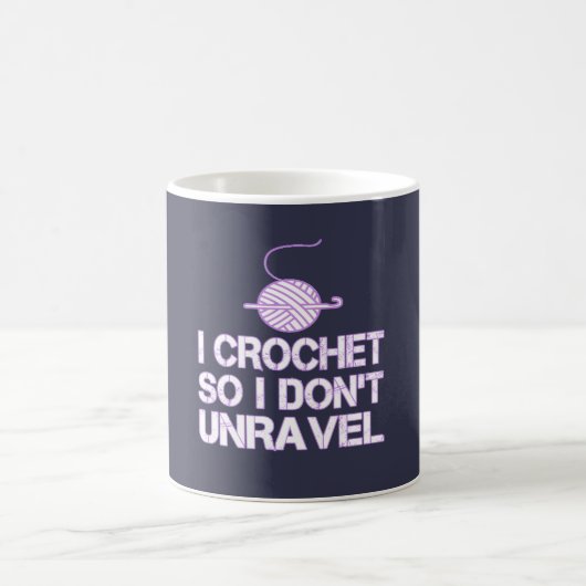 Mug Le crochet ainsi moi ne se démêlent pas (Centre)