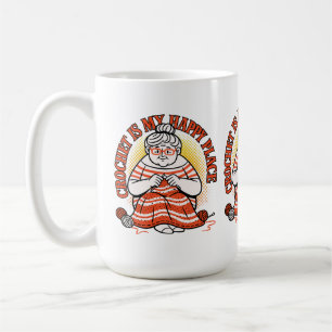 Mug Le Crochet Est Mon Endroit Heureux – Grand-mère Jo