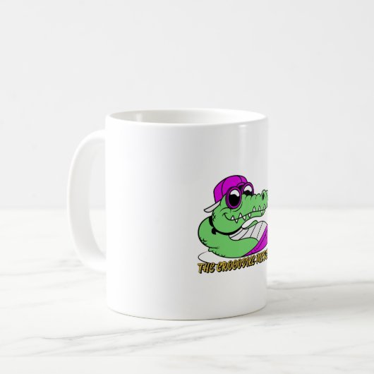 Mug Le crocodile en moi | jolie conception (Devant gauche)
