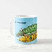 Mug Le Crocodile Fusée (Devant gauche)