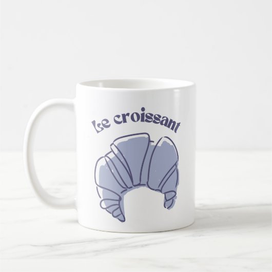 Mug Le croissant (Gauche)