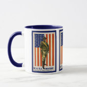 Mug Le cru soit une marine des États-Unis ! (Gauche)