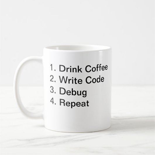 Mug Le cycle de vie du café (Gauche)