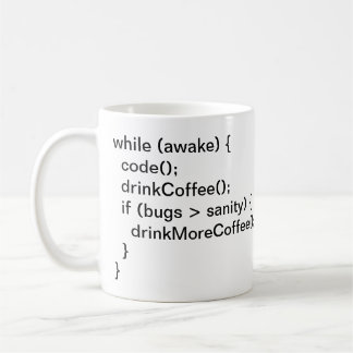 Mug Le cycle du café du programmeur