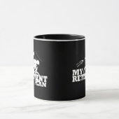 Mug Le cyclisme est mon plan de retraite (Centre)