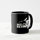 Mug Le cyclisme est mon plan de retraite (Devant droit)