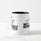 Mug Le cyclisme est mon plan de retraite (Centre)