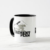 Mug Le cyclisme est mon plan de retraite (Devant gauche)