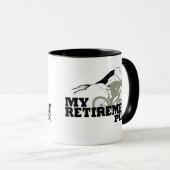Mug Le cyclisme est mon plan de retraite (Devant droit)