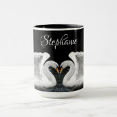 Mug Le cygne blanc muet photographier des animaux (Centre)