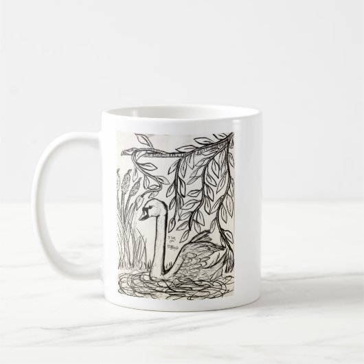 Mug Le cygne de sérénité (Gauche)