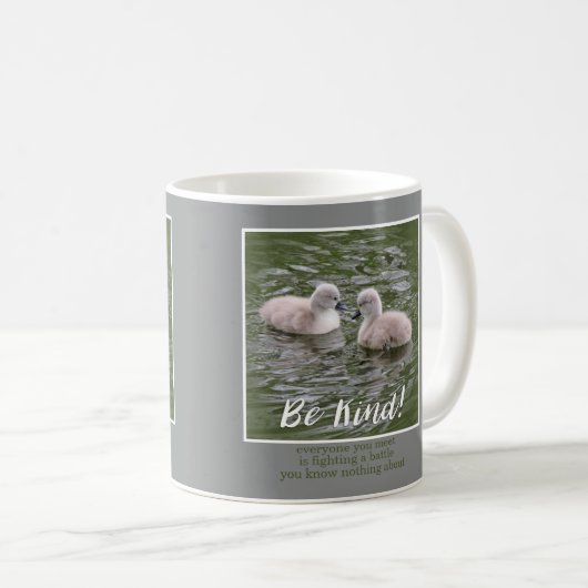 Mug Le cygne soit aimable (Devant droit)