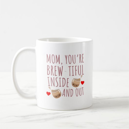 Mug Le Daily Brew de Maman - Cadeau de fête des Mères (Gauche)